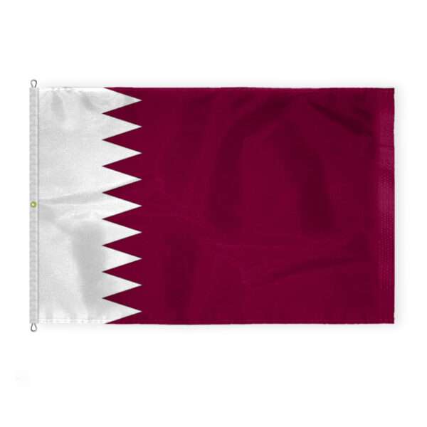 8 x 12 Feet Qatar Flag Heavyweight Nylon