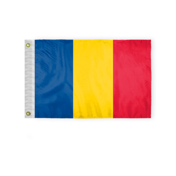 12" x 18" Mini Romania Flag Heavyweight Nylon