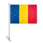 Romania Car Flag Premium 10.5x15 inch