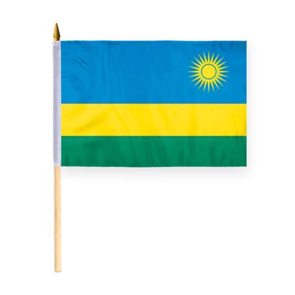 Small Rwanda Flag 12x18 inch