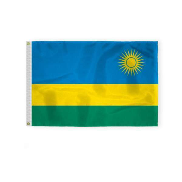 Rwanda Flag 2x3 ft Nylon