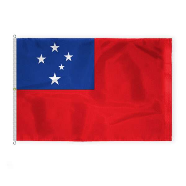 Samoa Flag 8x12 ft - Printed Single Sided on 200D Nylon