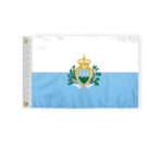 San Marino Courtesy Flag 12x18 inch