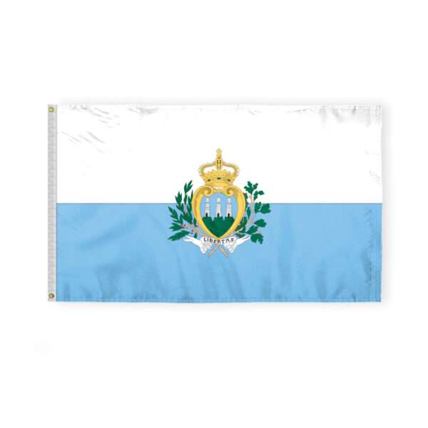 San Marino Flag 3x5 ft 200D Nylon