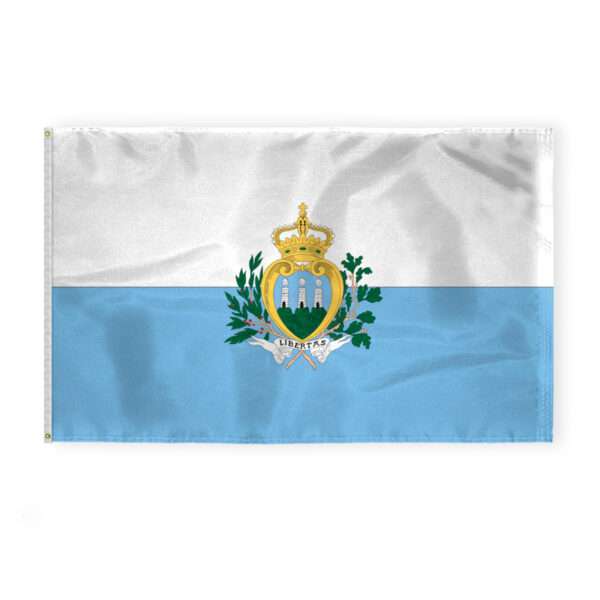 San Marino Flag 5x8 ft 200D Nylon