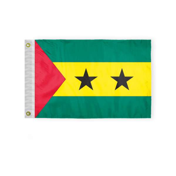 Sao Tome & Principe Courtesy Flag 12x18 inch