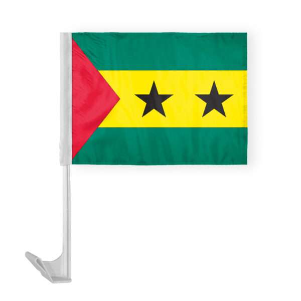 Sao Tome & Principe Car Flag 12x16 inch