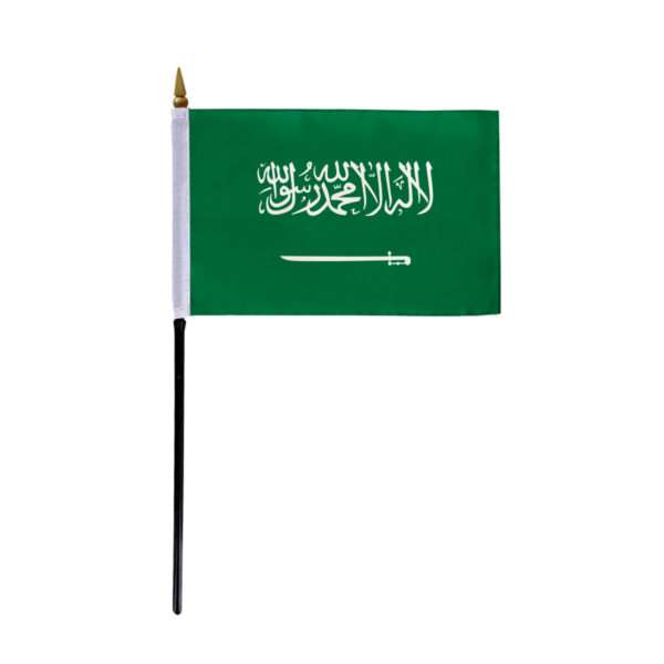 Small Saudi Arabia Flag 4x6 inch