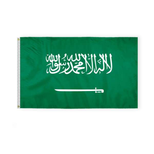 Saudi Arabia Flag 3x5 ft Polyester Fabric