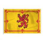 Scotland Rampant Lion Flag 8x12 ft - Printed Single Sided on 200D Nylon - Stitched Edges - Canvas Header - Rope Thimble & 1 Brass Grommet - Fade Proof - Large Size Outdoor Long Lasting All Weather Flag Royal Banner of Scotland Flag