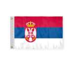 Serbia with Official Seal 12x18 inch Mini Serbia Flag