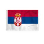 Serbia with Official Seal Country Flag 2x3 ft Nylon