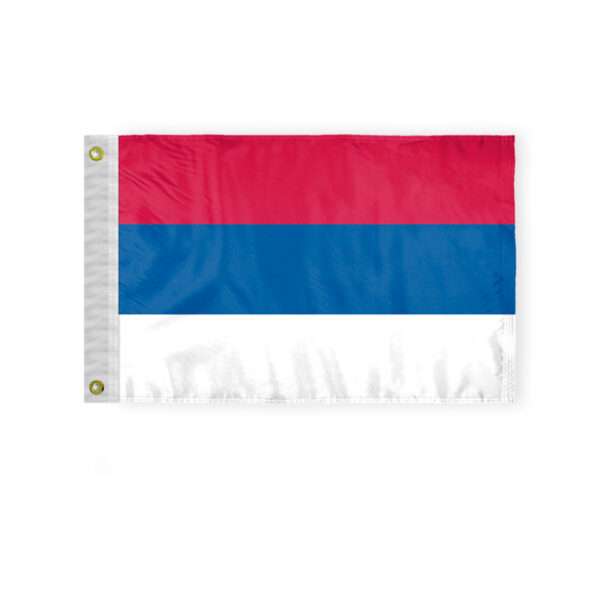Serbia 12x18 inch Mini Serbia Flag 200D Nylon