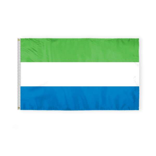Sierra Leone Flag 3x5 ft 200D Nylon