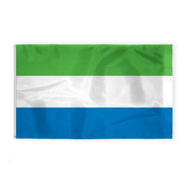 Sierra Leone Flag 6x10 ft 200D Nylon