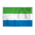 Sierra Leone Flag 8x12 ft - Printed Single Sided on 200D Nylon