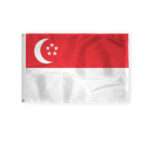 Singapore Flag 2x3 ft Nylon Fabric Double