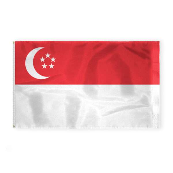 Singapore Flag 6x10 ft 200D