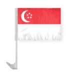 Singapore Car Flag 12x16 inch Polyester