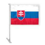 Slovakia Car Flag Premium 10.5x15 inch