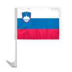 Slovenia Car Flag 12x16 inch Polyester