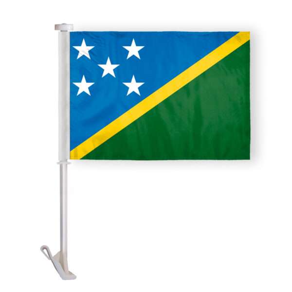 Solomon Islands Car Flag Premium 10.5x15 inch