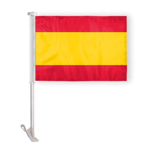 Spain No Seal Car Flag Premium 10.5x15 inch