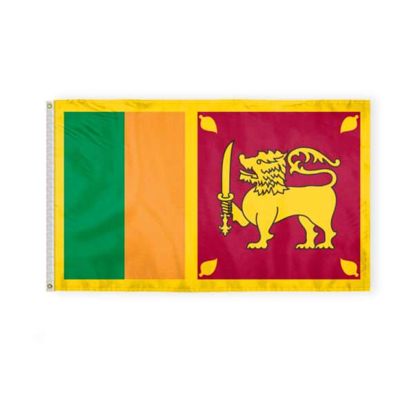 Sri Lanka Flag 3x5 ft Double Stitched