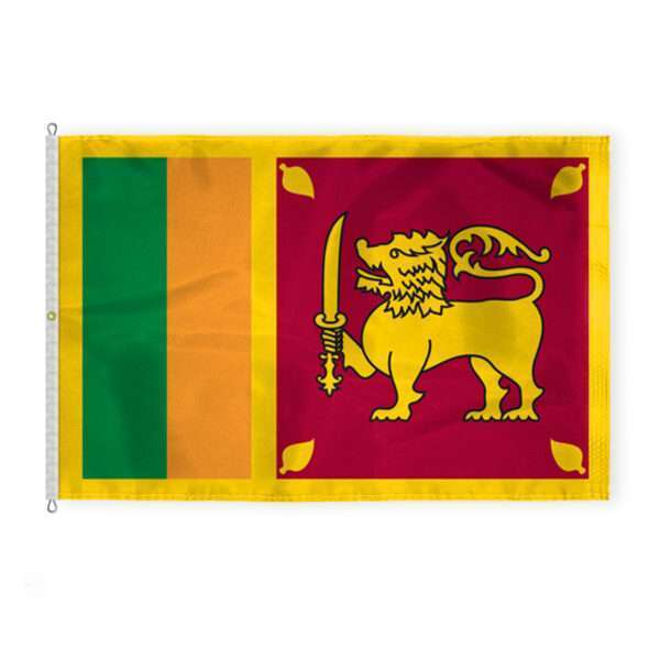 Sri Lanka Flag 8x12 ft - Outdoor 200D Nylon