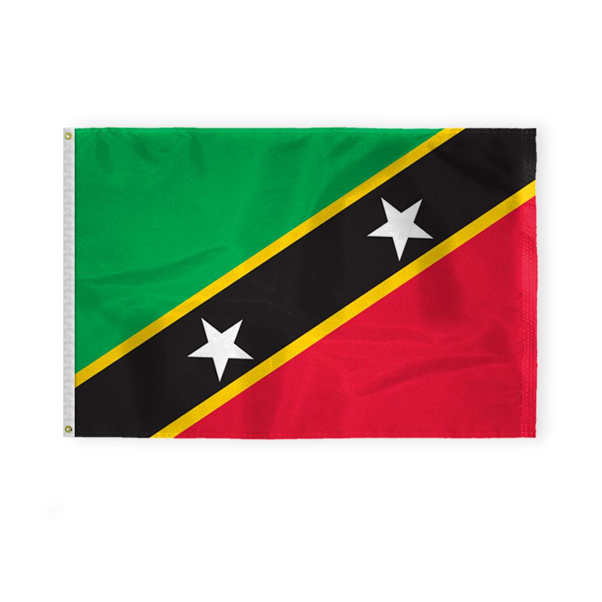 St Kitts Flag 4x6 ft 200D Nylon St Kitts Flag 4x6 ft 200D Nylon