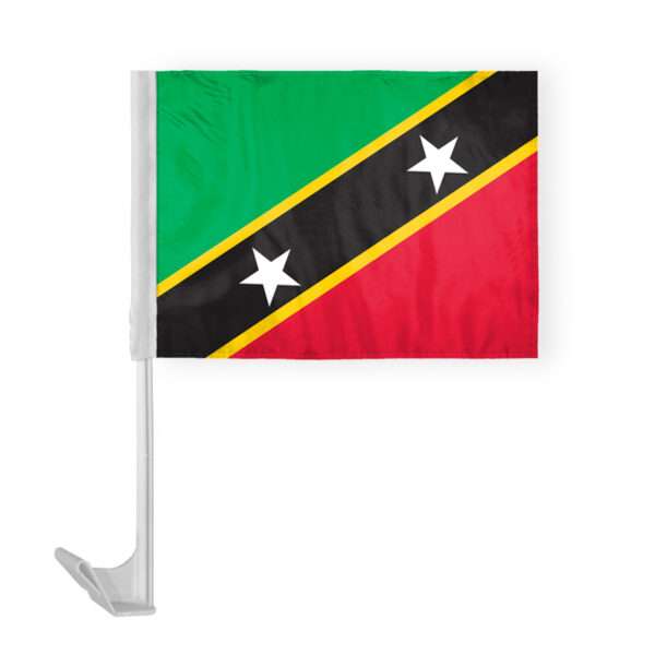 St Kitts Car Flag 12x16 inch
