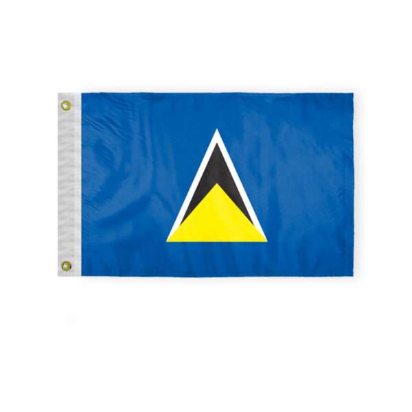 St Lucia Courtesy Flag 12x18 inch