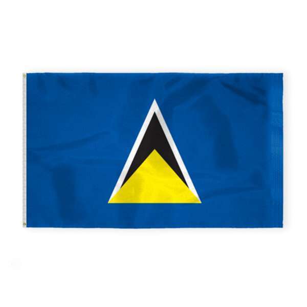 St Lucia Flag 6x10 ft 200D Nylon