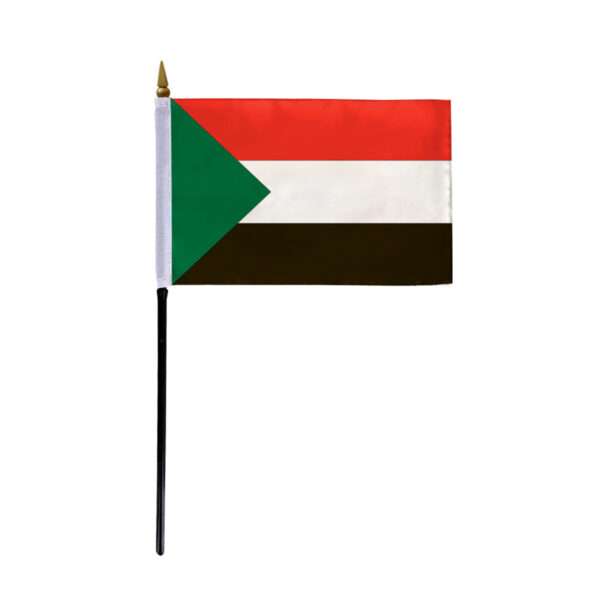 Sudan Flag 4x6 inch