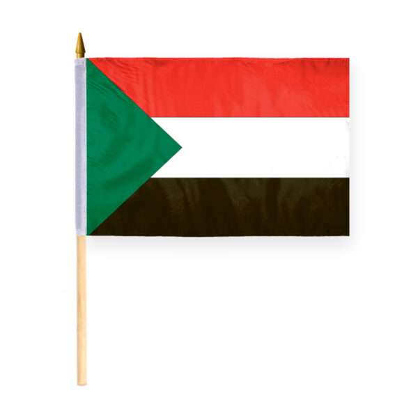 Sudan Flag 12x18 inch