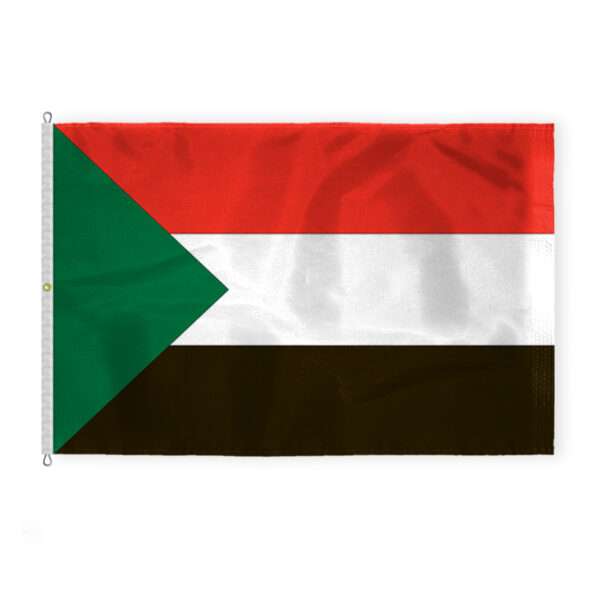 Sudan Flag 8x12 ft - Outdoor 200D Nylon