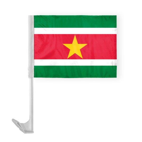 Suriname Car Flag 12x16 inch