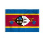 Eswatini Swaziland Flag 4x6 ft 200D Nylon 4 Needle Lock Stitched Fly Hem Never Rust Brass Grommets Canvas Header Swazi Kingdom Flag