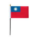 Taiwan Flag 4x6 inch