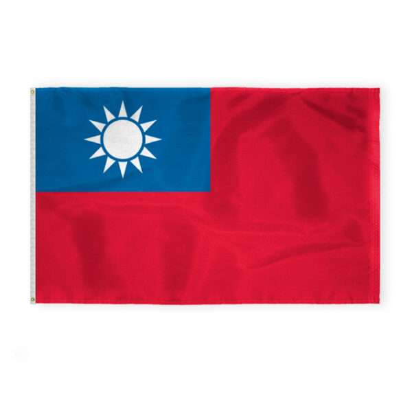 Taiwan Flag 5x8 ft 200D Nylon