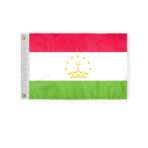 Tajikistan Courtesy Flag 12x18 inch Mini