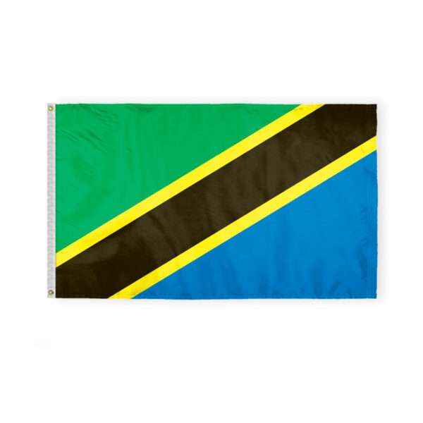 Tanzania Flag 3x5 ft 200D Nylon