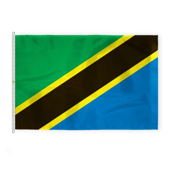 Tanzania Flag 8x12 ft - Outdoor 200D Nylon