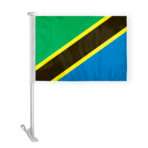 Tanzania Car Flag Premium 10.5x15 inch