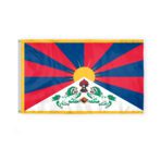 Tibet Flag 3x5 ft 200D Nylon