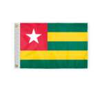 Togo Courtesy Flag 12x18 inch