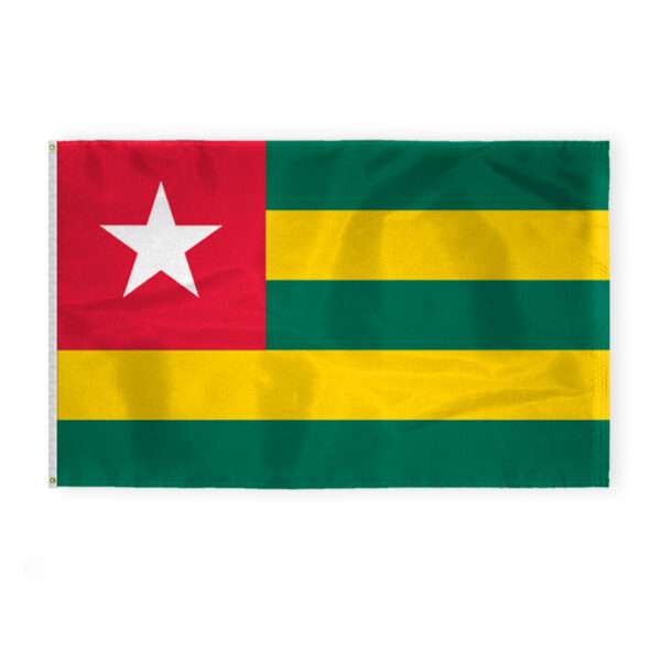 Togo Flag 5x8 ft 200D Nylon