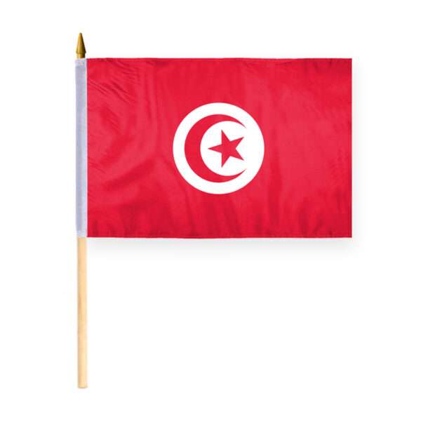 Tunisia Flag 12x18 inch