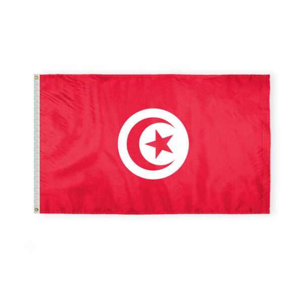 Tunisia Flag 3x5 ft 200D Nylon