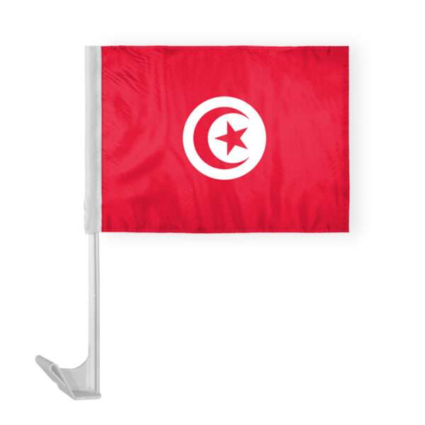 Tunisia Car Flag 12x16 inch